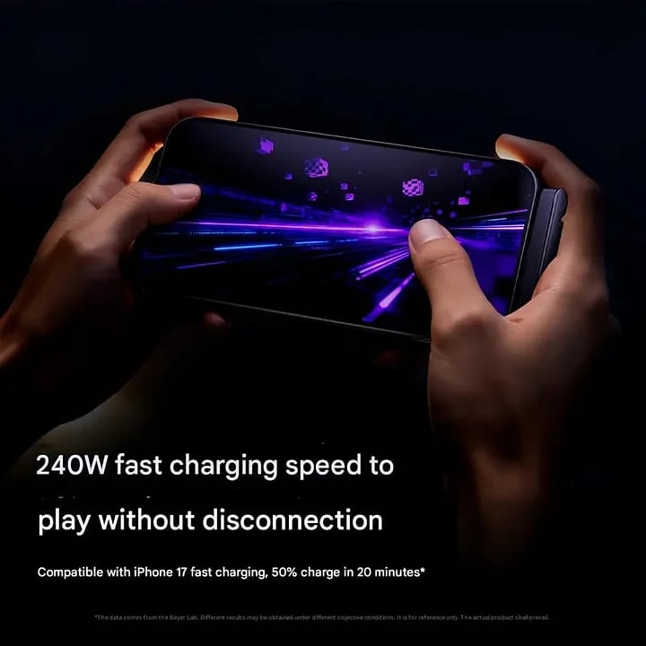 😍😍Official Authorized | 2-in-1 Invisible Holder Charger Cable - 240W Fast Charging Cord with Built-In Phone Stand