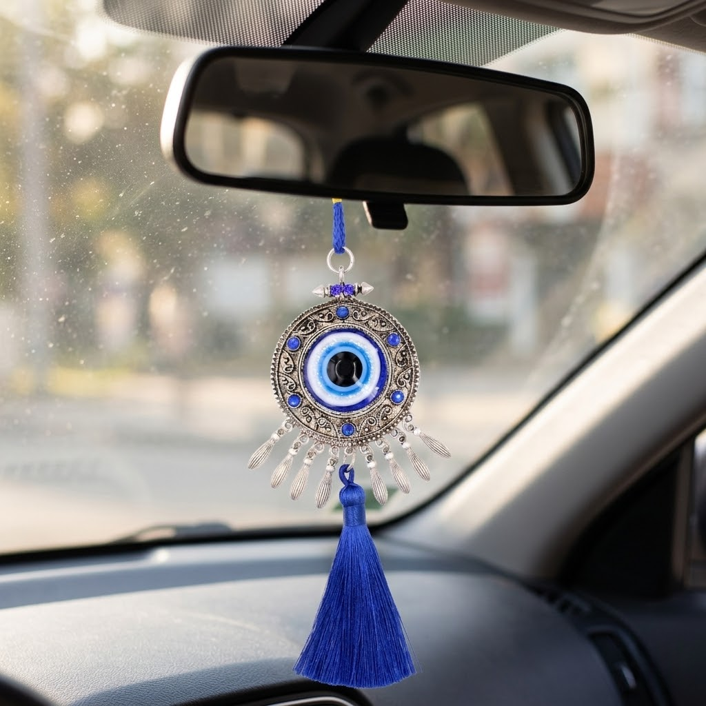 Evil Eye Tassel Hanging Ornament