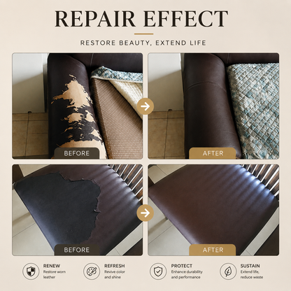 ✅ ✅  3-Second Instant Fix (Peel & Stick):Self-Adhesive Leather Repair Patch