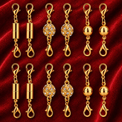 🔥 Secure Your Necklace in Seconds-Magnetic Necklace Clasps and Closures