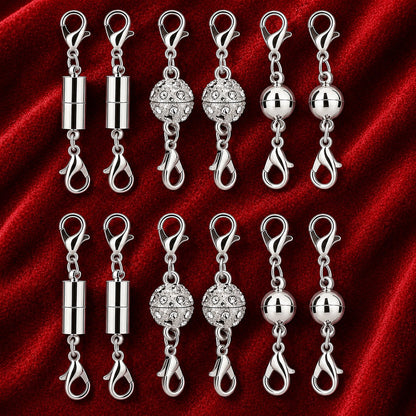 🔥 Secure Your Necklace in Seconds-Magnetic Necklace Clasps and Closures