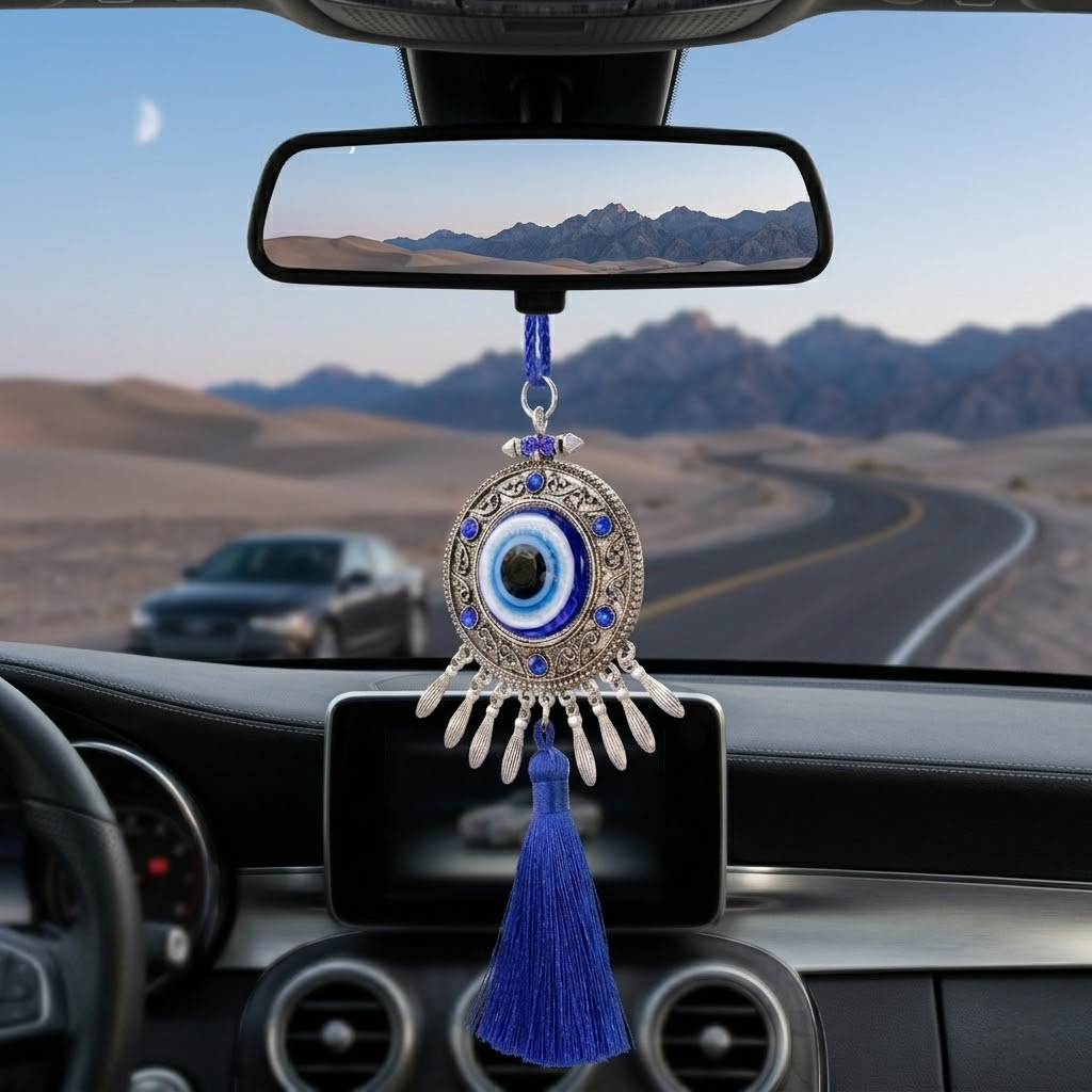 Evil Eye Tassel Hanging Ornament