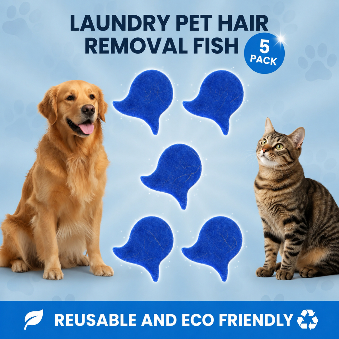⏳LAST DAY BUY 1 GET 1 FREE!💦Laundry Pet Hair Removal Fish - 5 Pack