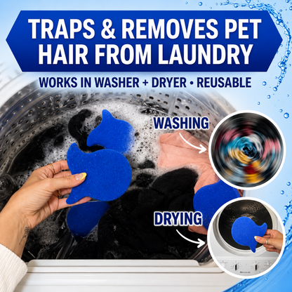 ⏳LAST DAY BUY 1 GET 1 FREE!💦Laundry Pet Hair Removal Fish - 5 Pack
