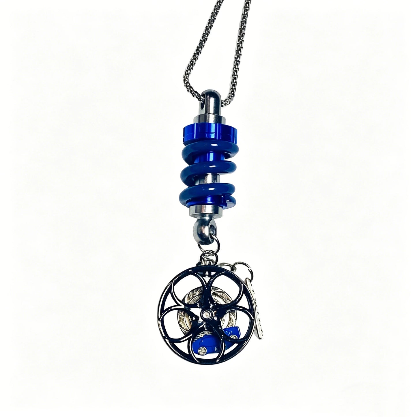 Precision Engineering Wheel &amp; Shock Car Pendant