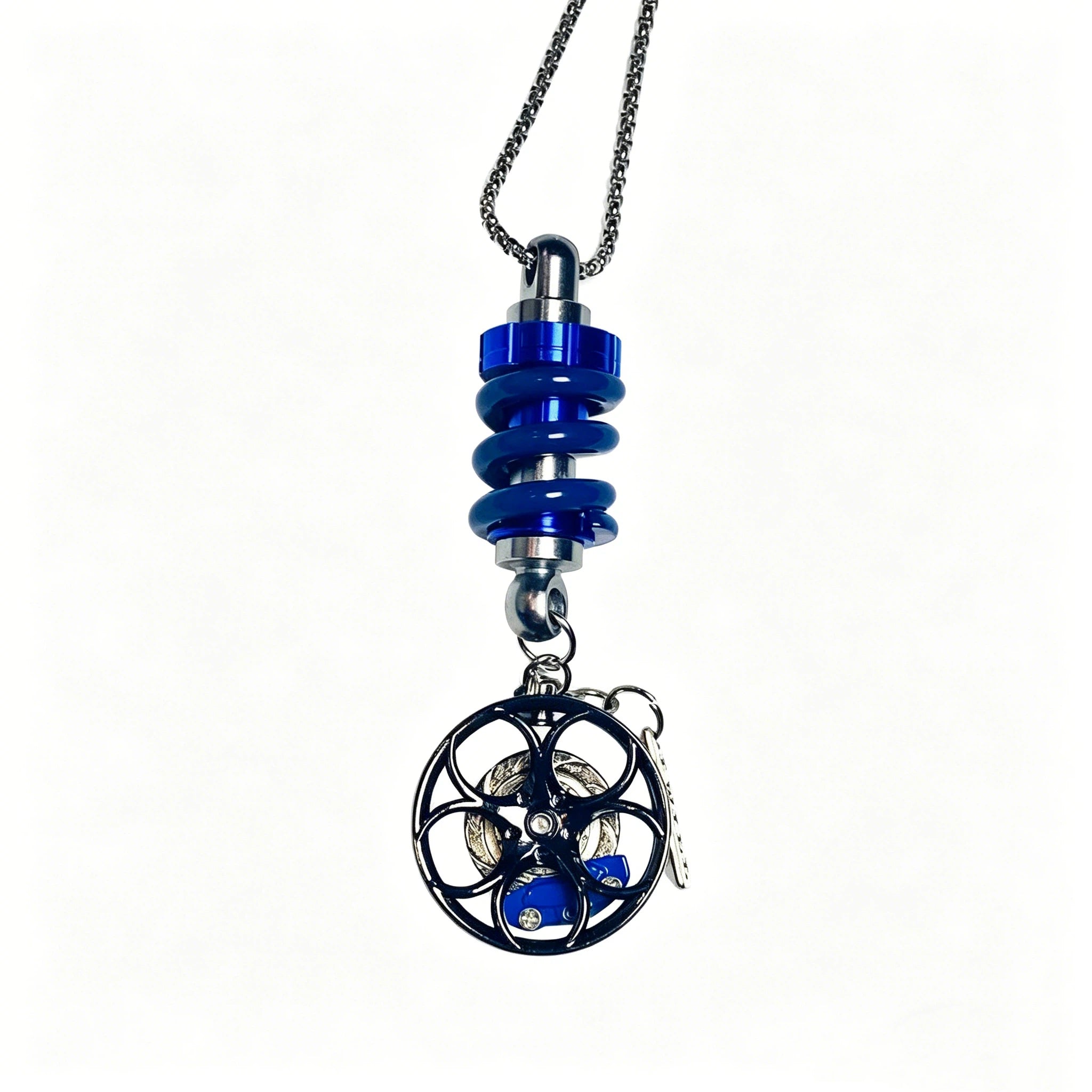 Precision Engineering Wheel &amp; Shock Car Pendant