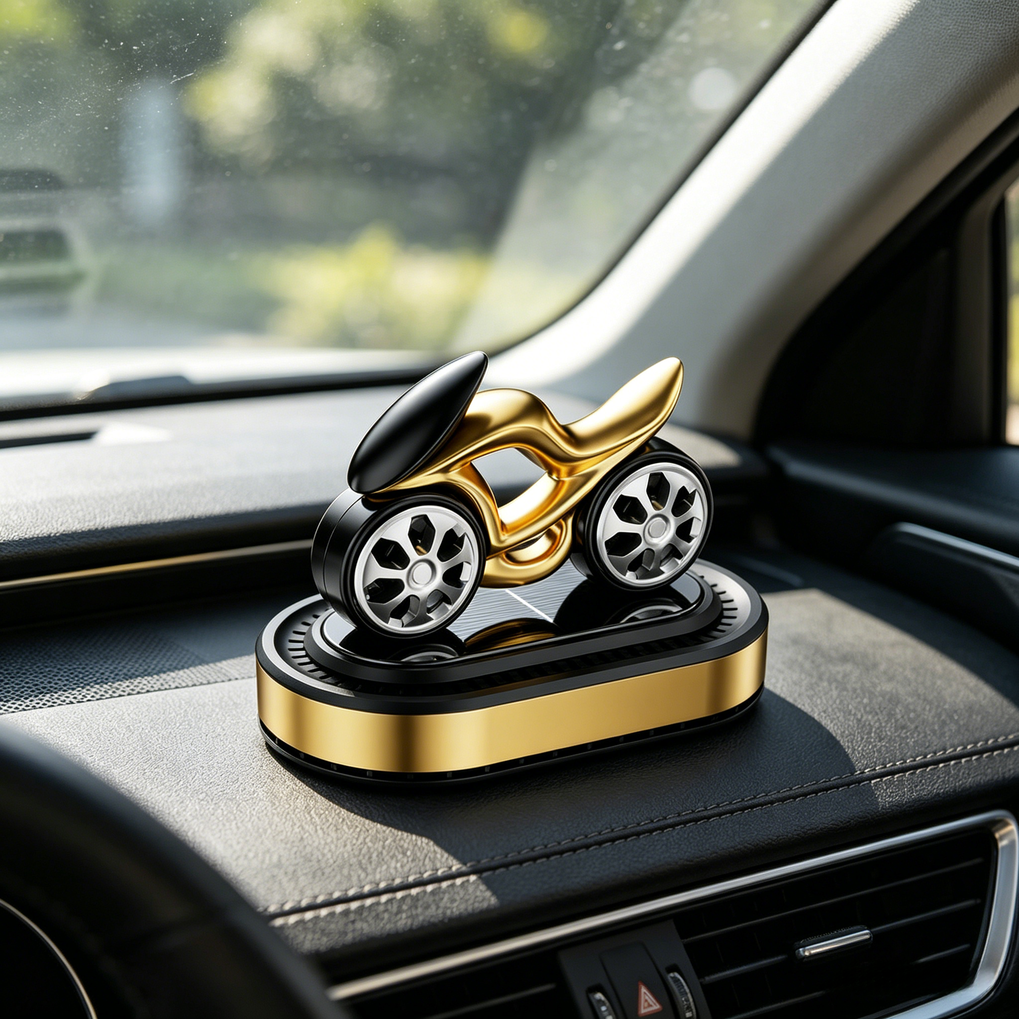 Solar-Powered Dynamic Motorcycle Car Aromatherapy