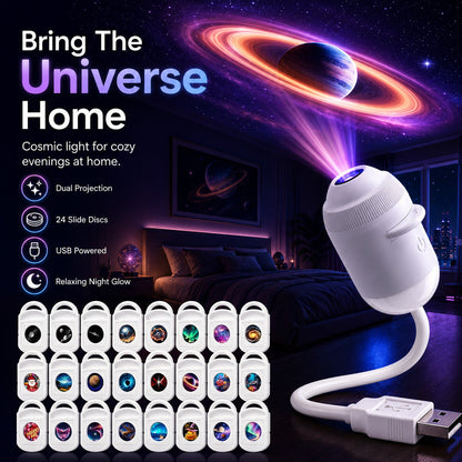 🔮 Cosmic Sanctuary: HD Star Projector for Positive Energy & Mindful Meditation 🧘‍♀️
