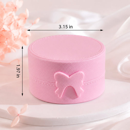 Chic and Elegant Bowknot Mini Jewelry Case