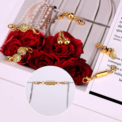 🔥 Secure Your Necklace in Seconds-Magnetic Necklace Clasps and Closures