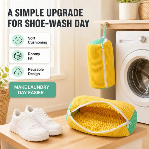 🔥 BUY 3 GET 2 FREE 🎁 – Laundry Shoe Washing Bag for Washing Machine