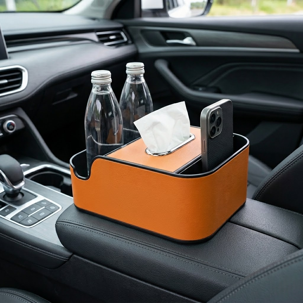 Multifunctional Car Armrest Storage Box