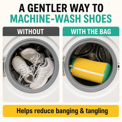 🔥 BUY 3 GET 2 FREE 🎁 – Laundry Shoe Washing Bag for Washing Machine