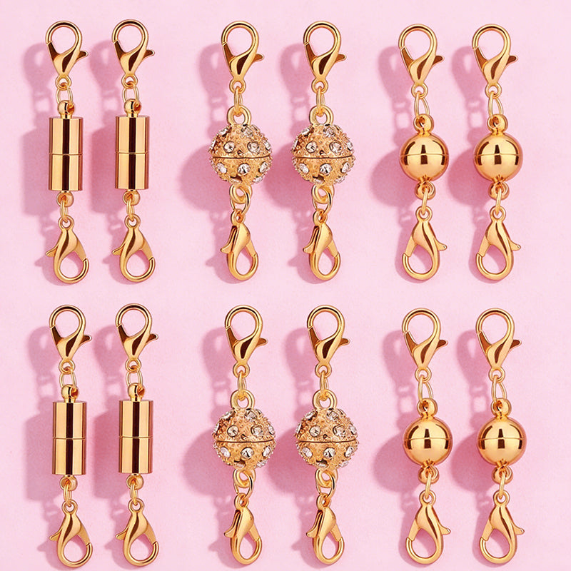 🔥 Secure Your Necklace in Seconds-Magnetic Necklace Clasps and Closures