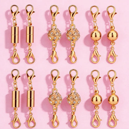 🔥 Secure Your Necklace in Seconds-Magnetic Necklace Clasps and Closures