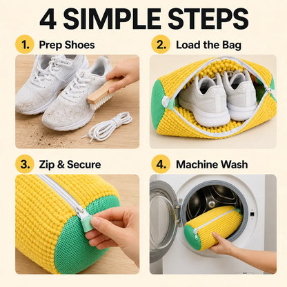 🔥 BUY 3 GET 2 FREE 🎁 – Laundry Shoe Washing Bag for Washing Machine