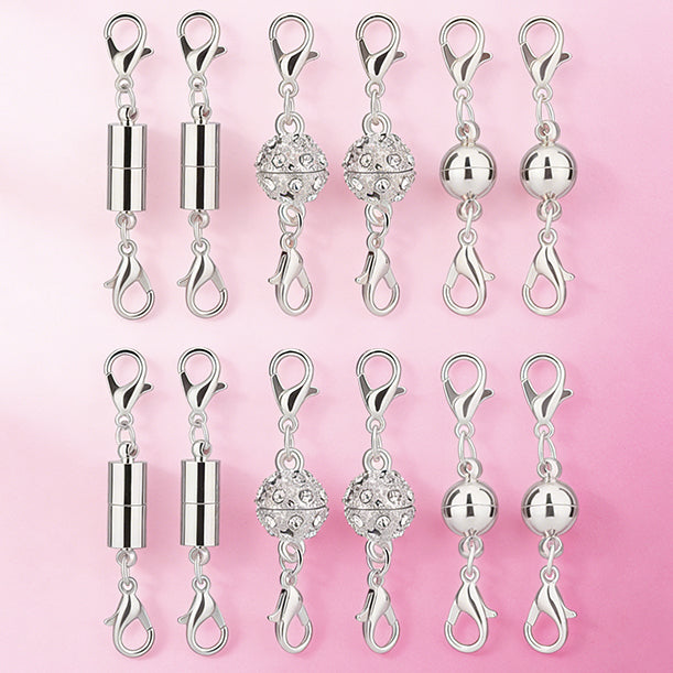 🔥 Secure Your Necklace in Seconds-Magnetic Necklace Clasps and Closures