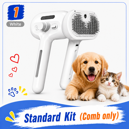 ✨ Mist Massage Brush for Dogs & Cats — Professional Dematting & Deshedding Tool 🐶