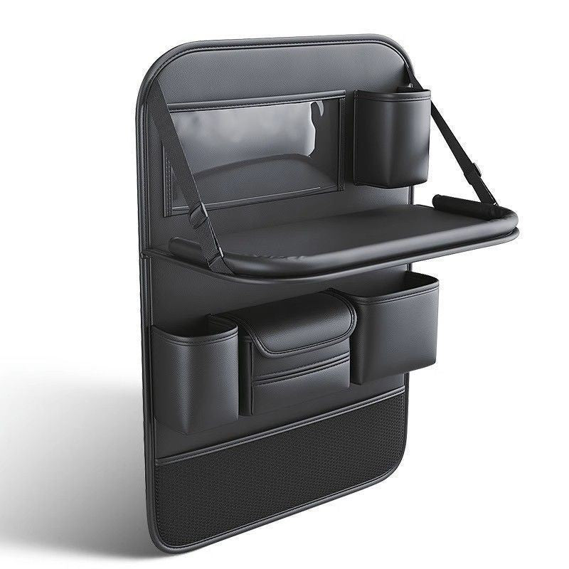 Multifunctional Car Backseat Organizer with Foldable Tray