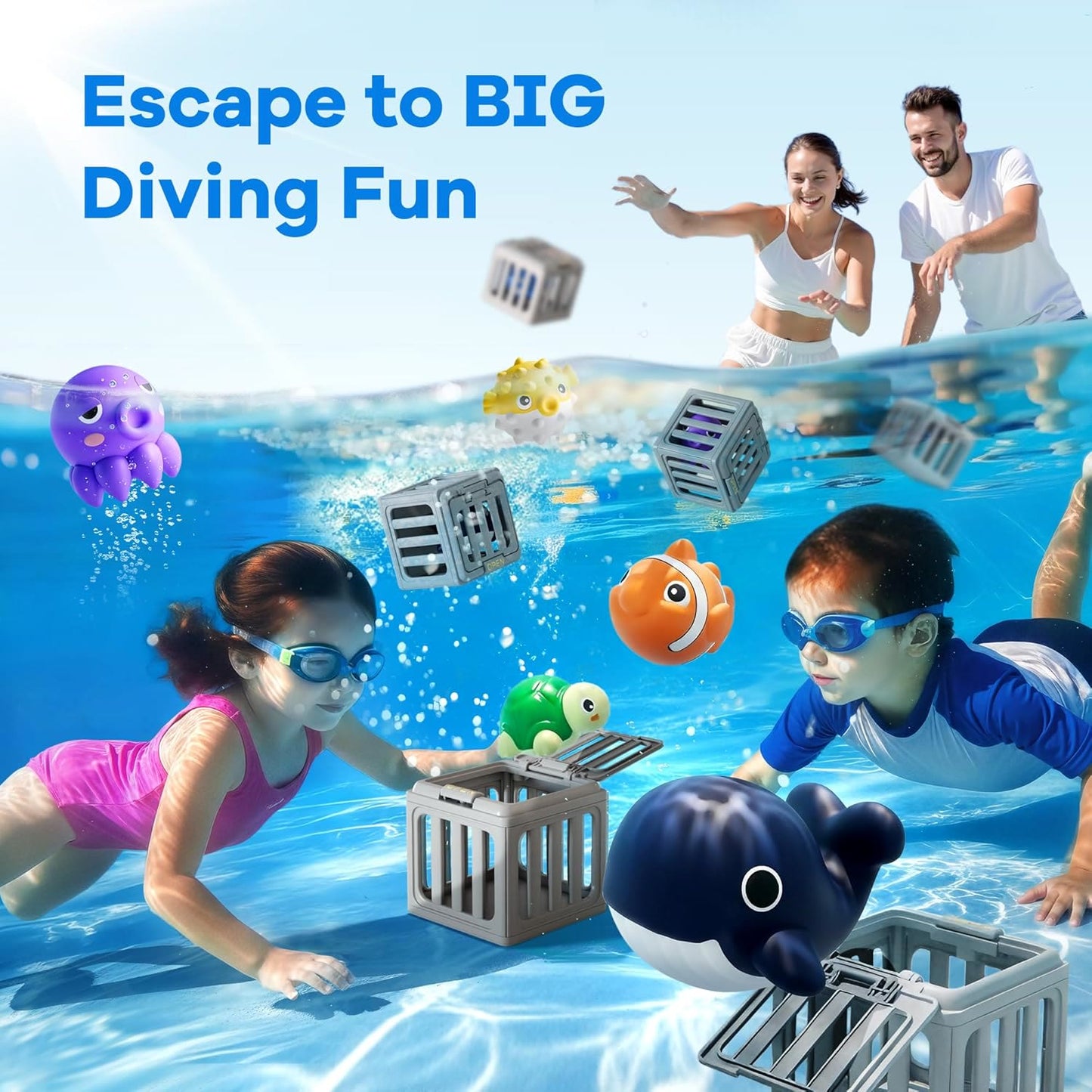 ⏰LAST DAY PROMOTION SAVE 49%🔥Children's Pool Diving Toys, Water Swimming Dive Pool Game